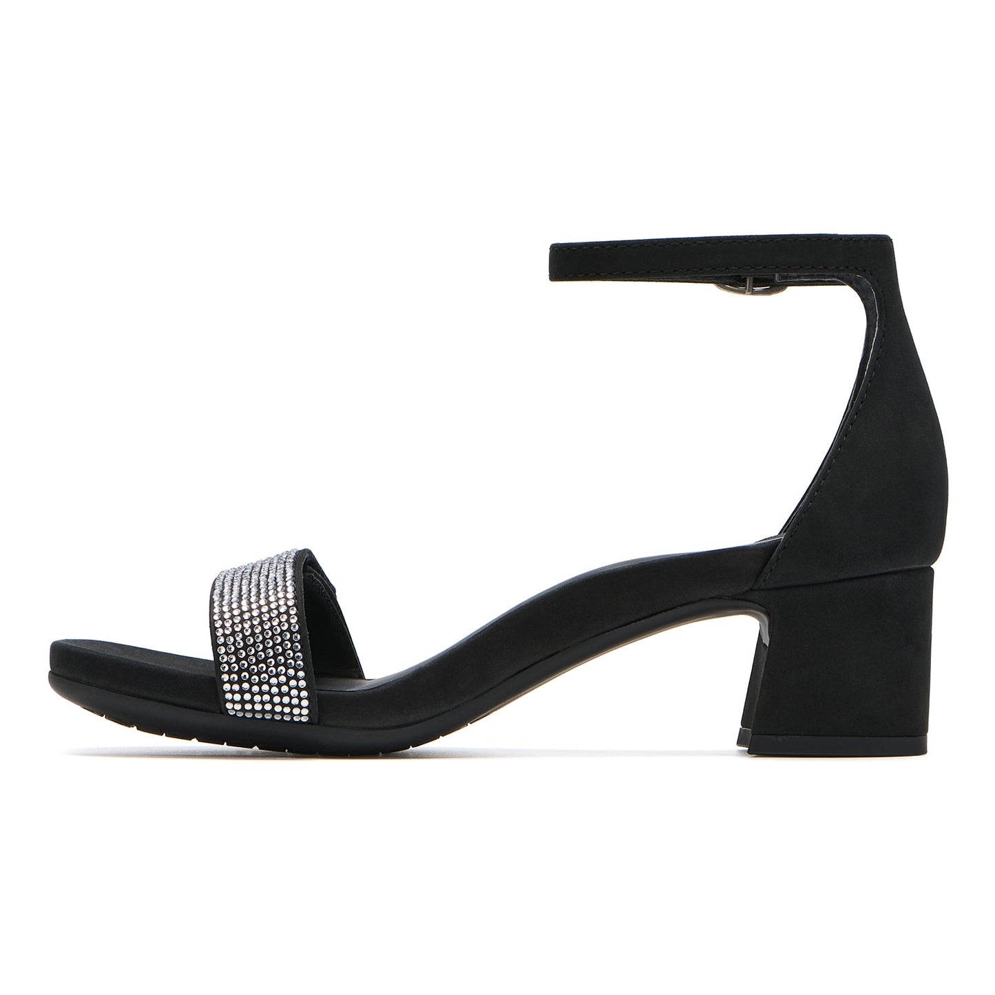 ABEO Footwear Avenue Strap Black Sparkle