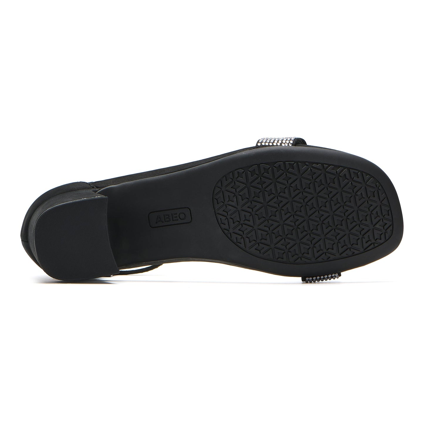 ABEO Footwear Avenue Strap Black Sparkle