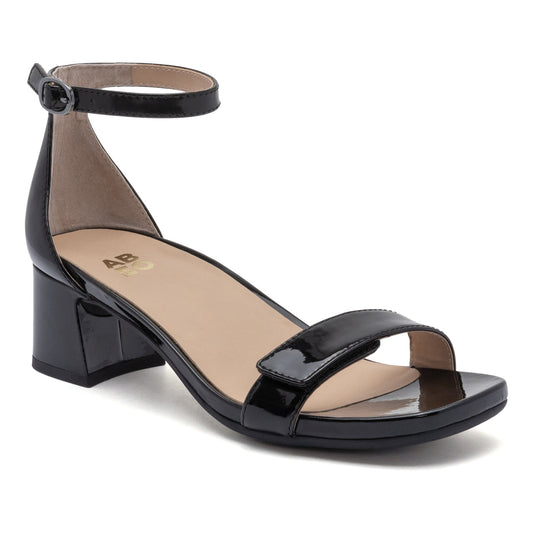 ABEO Footwear Avenue Strap Black Patent