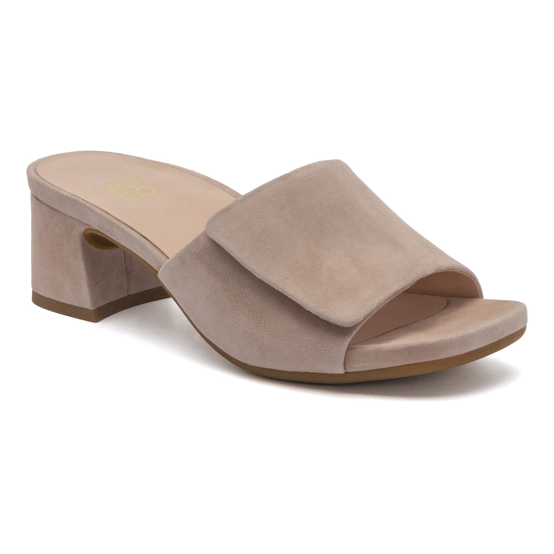 ABEO Footwear Avenue Slide Cuban Sand Suede