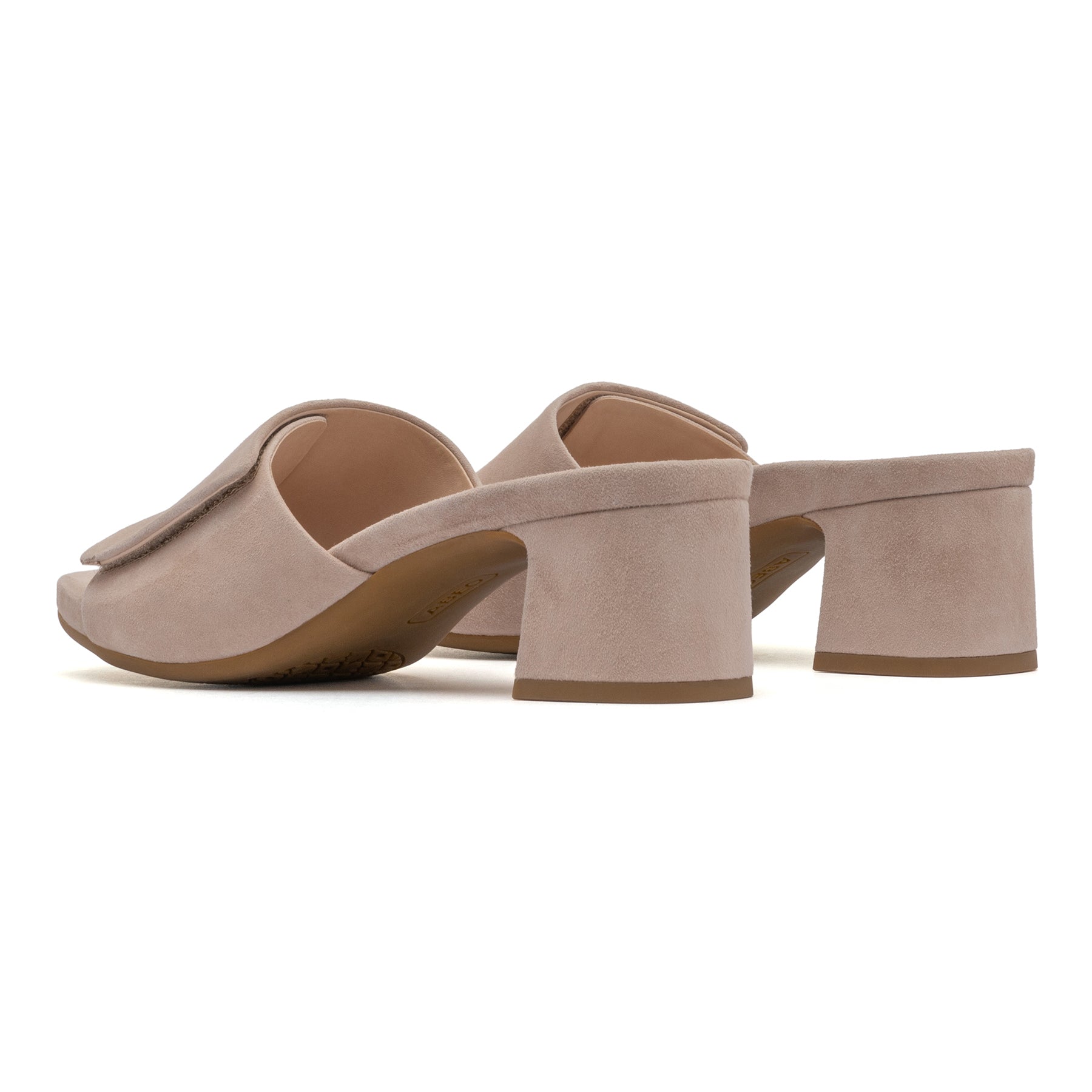 ABEO Footwear Avenue Slide Cuban Sand Suede