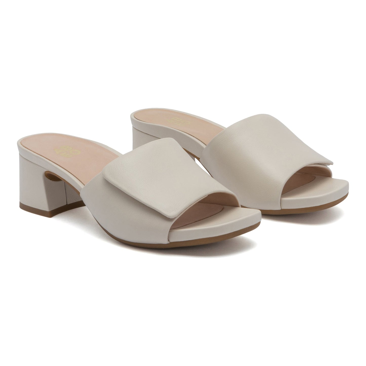 ABEO Footwear Avenue Slide Off White Leather