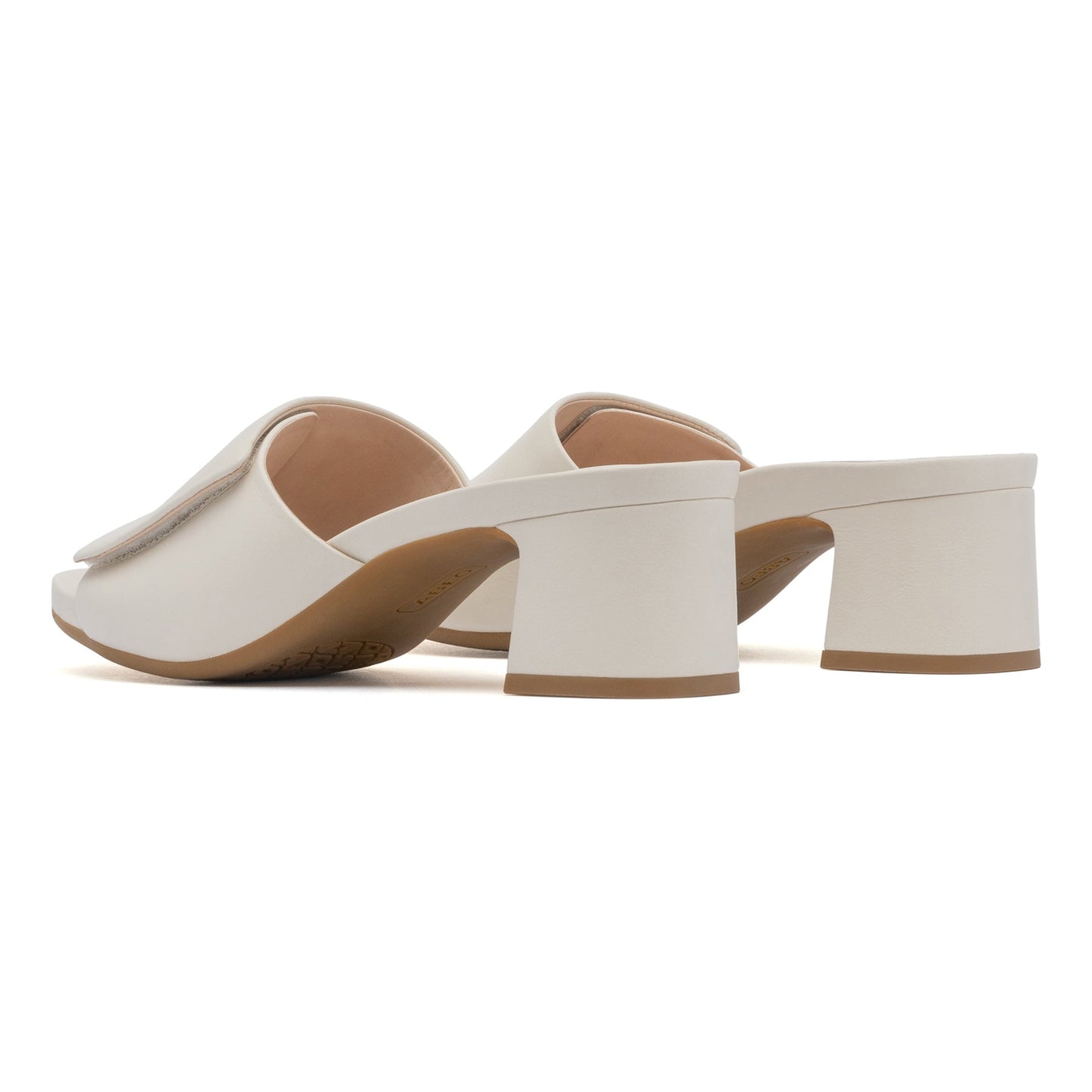 ABEO Footwear Avenue Slide Off White Leather