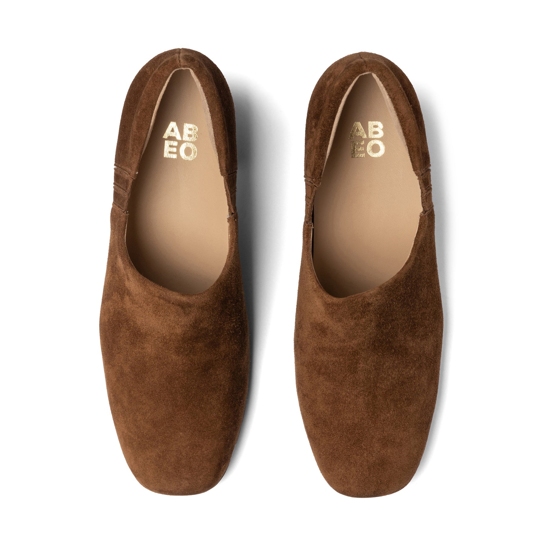 ABEO Footwear Avenue Slip On Caramel Suede