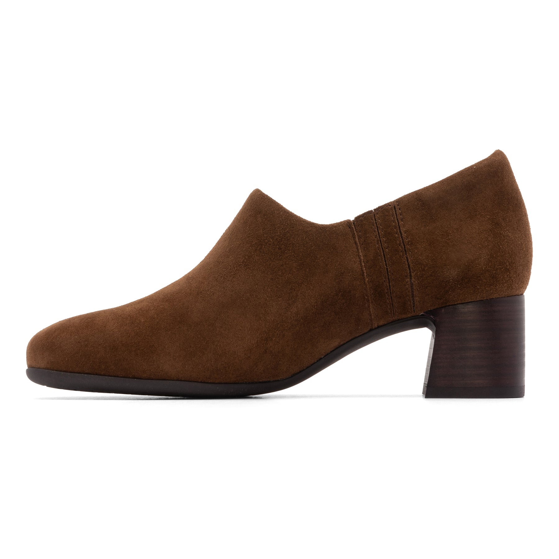 ABEO Footwear Avenue Slip On Caramel Suede