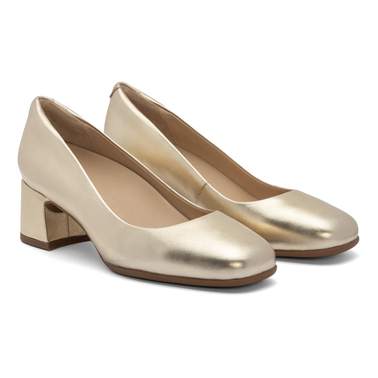 ABEO Footwear Avenue Pump Light Gold