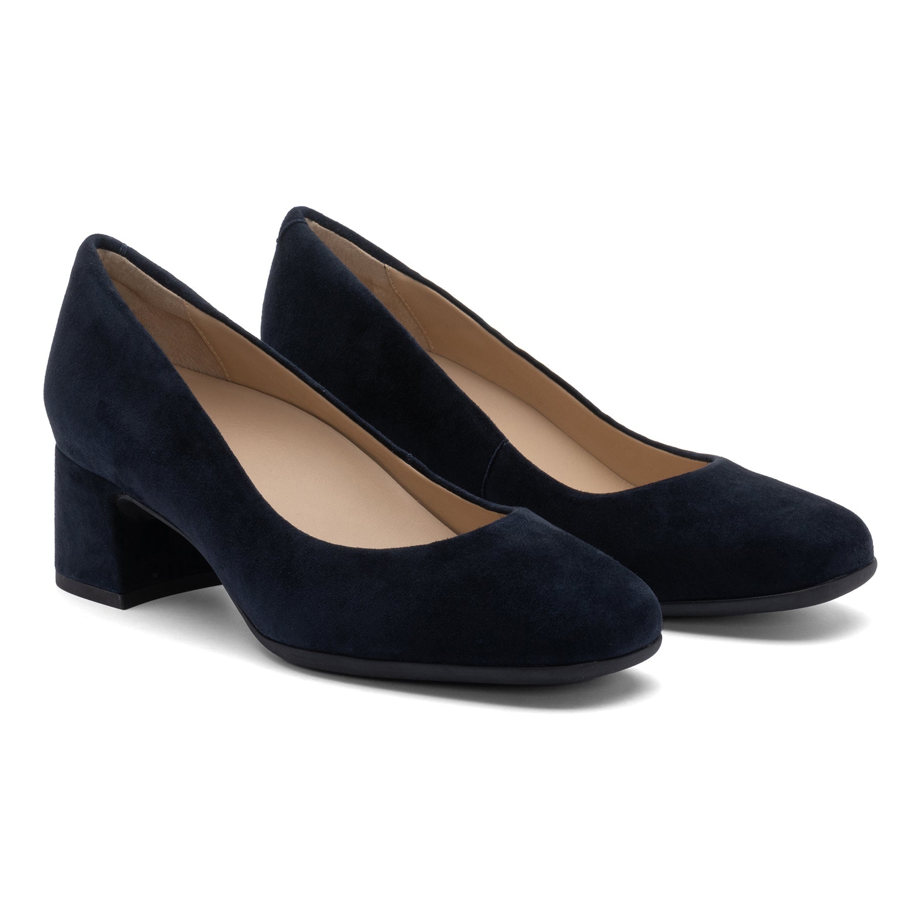 ABEO Footwear Avenue Pump Navy Suede