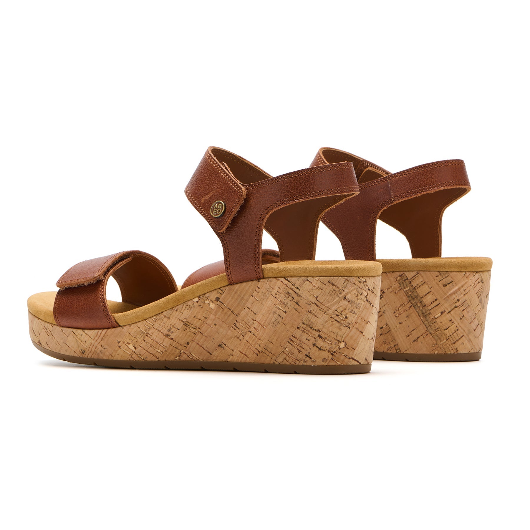 ABEO Footwear Riviera Strap Sandal Caramel