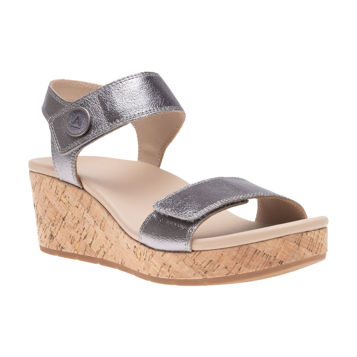 ABEO Footwear Riviera Strap Sandal Pewter