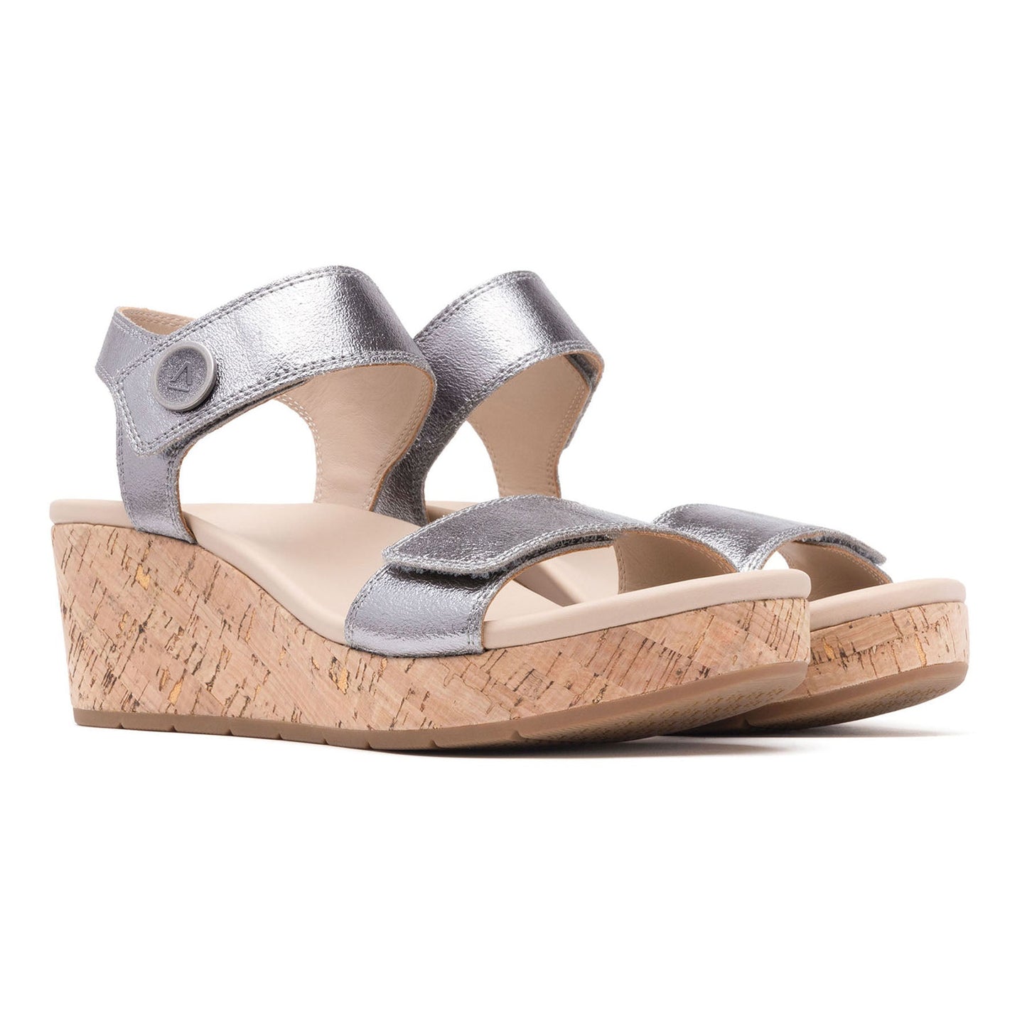ABEO Footwear Riviera Strap Sandal Pewter