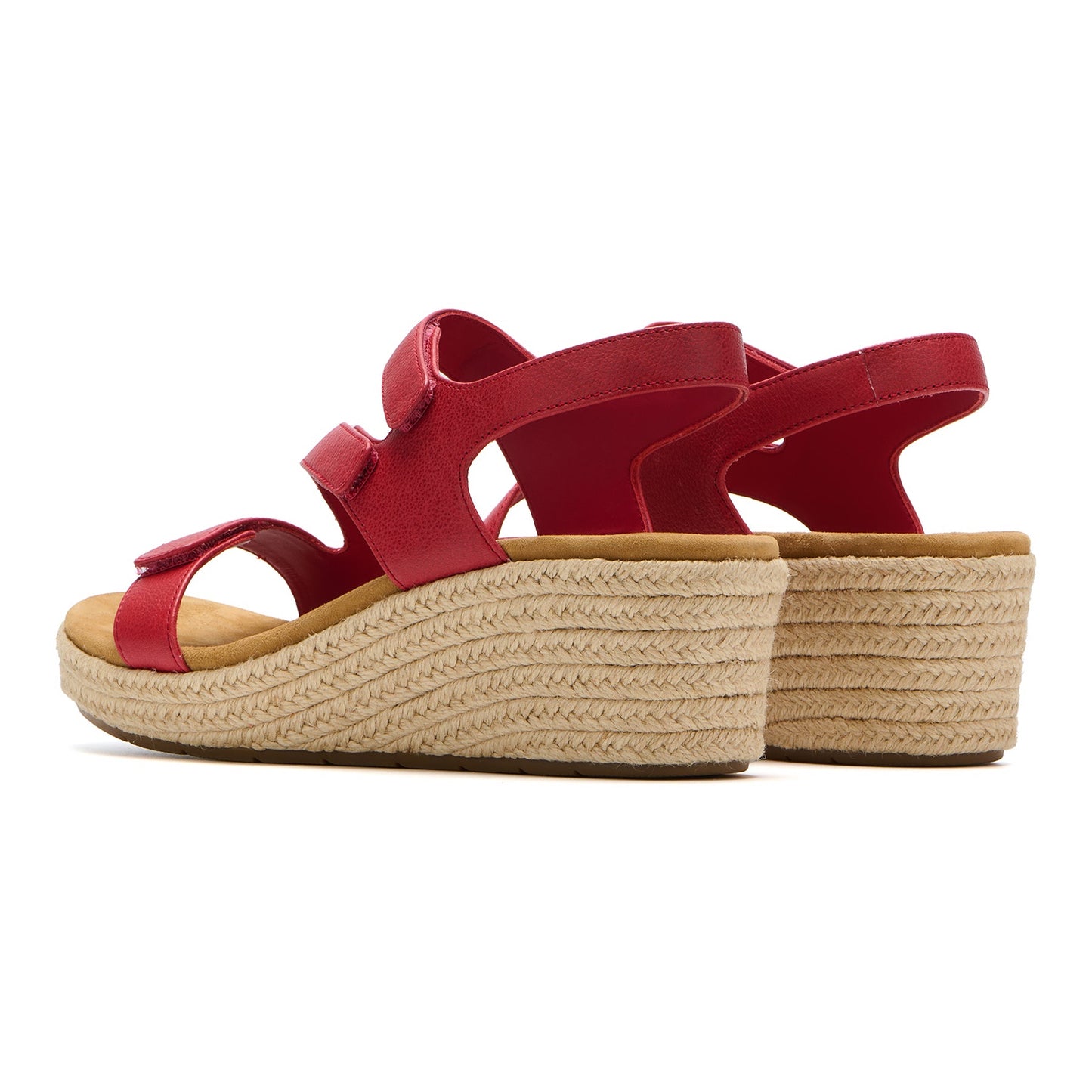 ABEO Footwear Riviera Adjustable Sandal Red