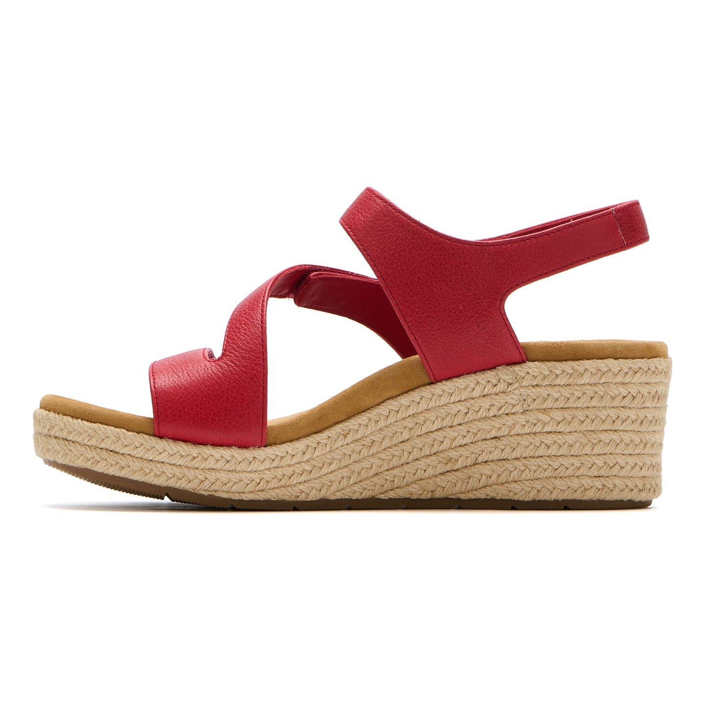 ABEO Footwear Riviera Adjustable Sandal Red