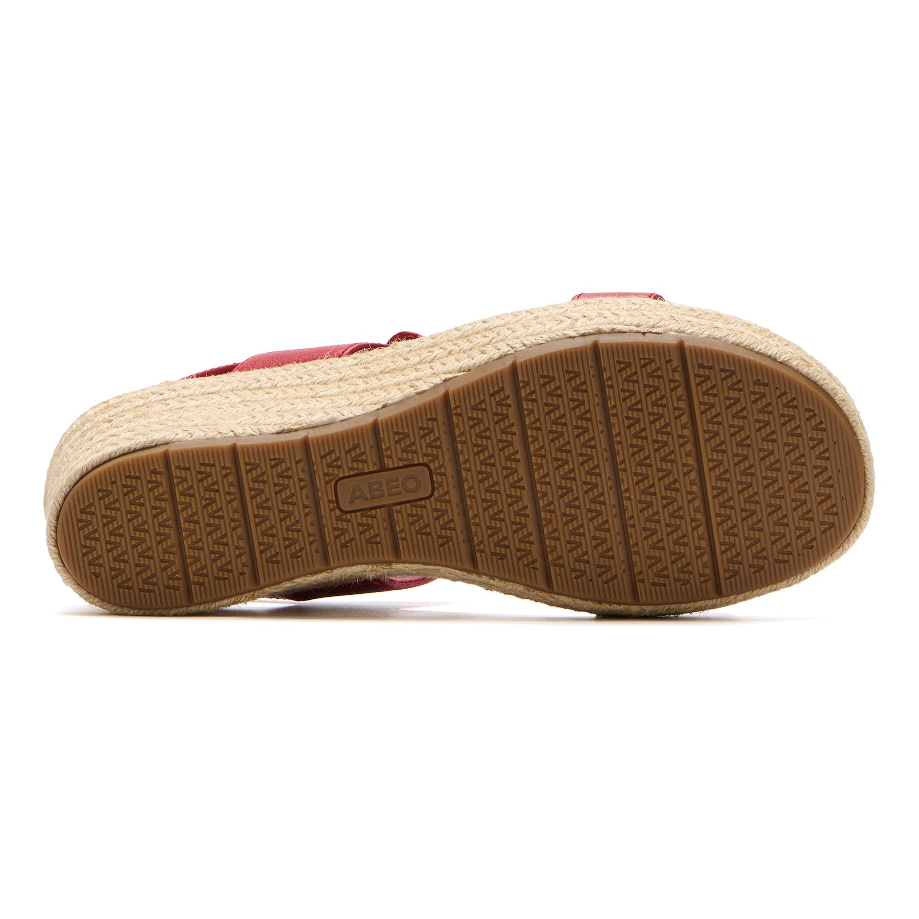 ABEO Footwear Riviera Adjustable Sandal Red