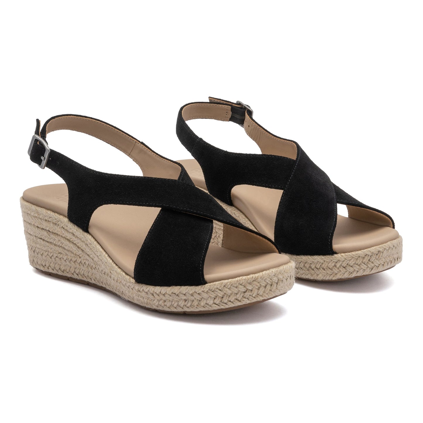 ABEO Footwear Riviera Cross Black Suede