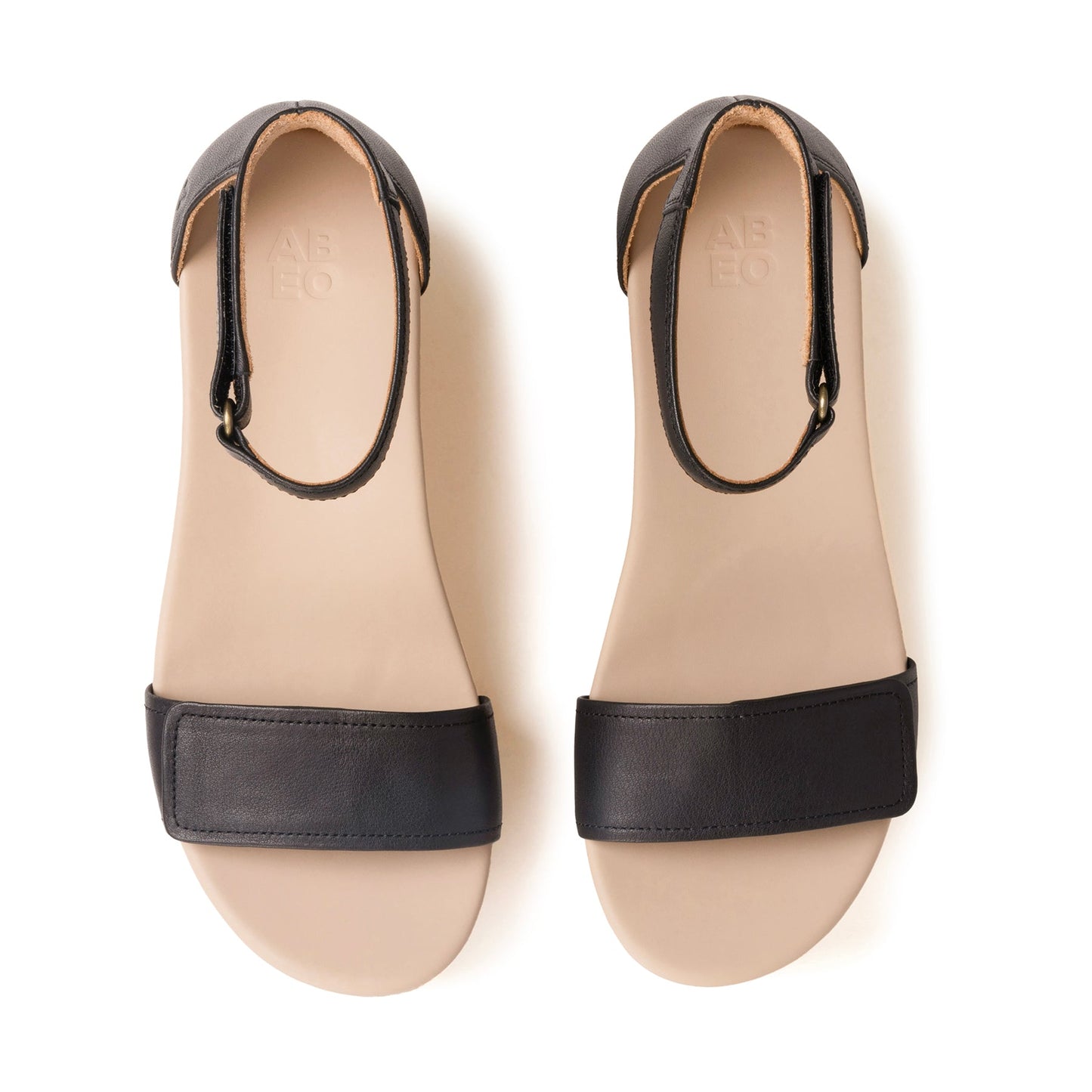 ABEO Footwear Riviera Ankle Sandal Black Nubuck