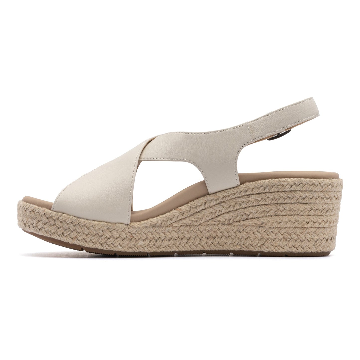 ABEO Footwear Riviera Cross Off White Leather