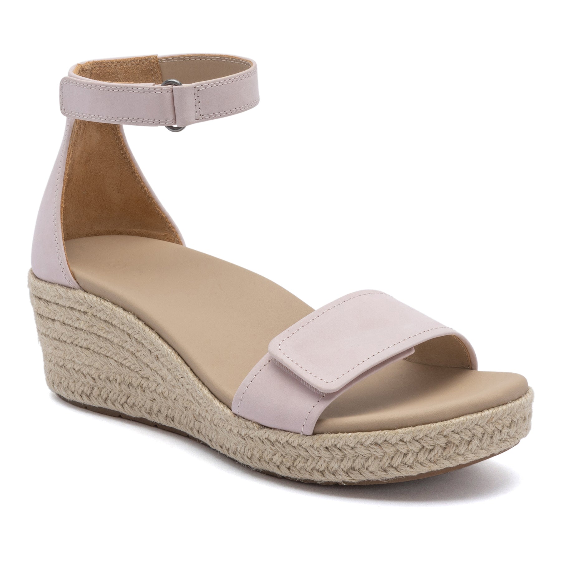 ABEO Footwear Riviera Ankle Sandal Pink Nubuck