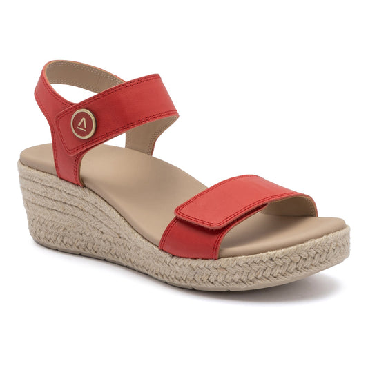 ABEO Footwear Riviera Strap Sandal Red