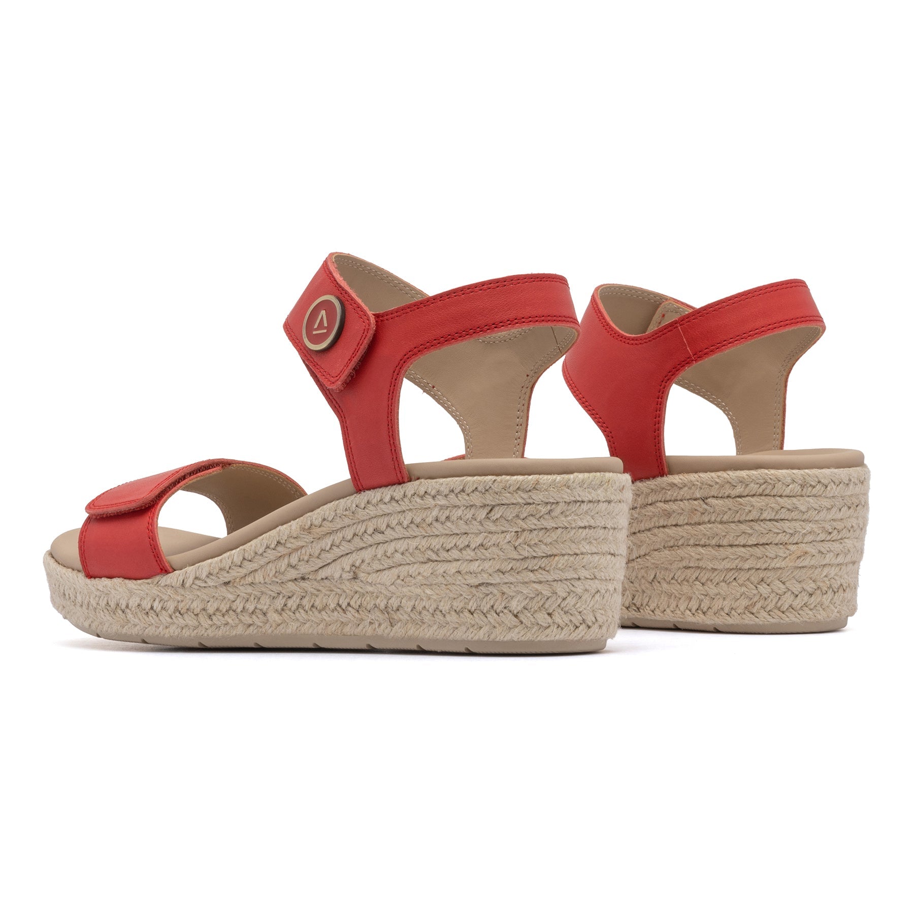 ABEO Footwear Riviera Strap Sandal Red