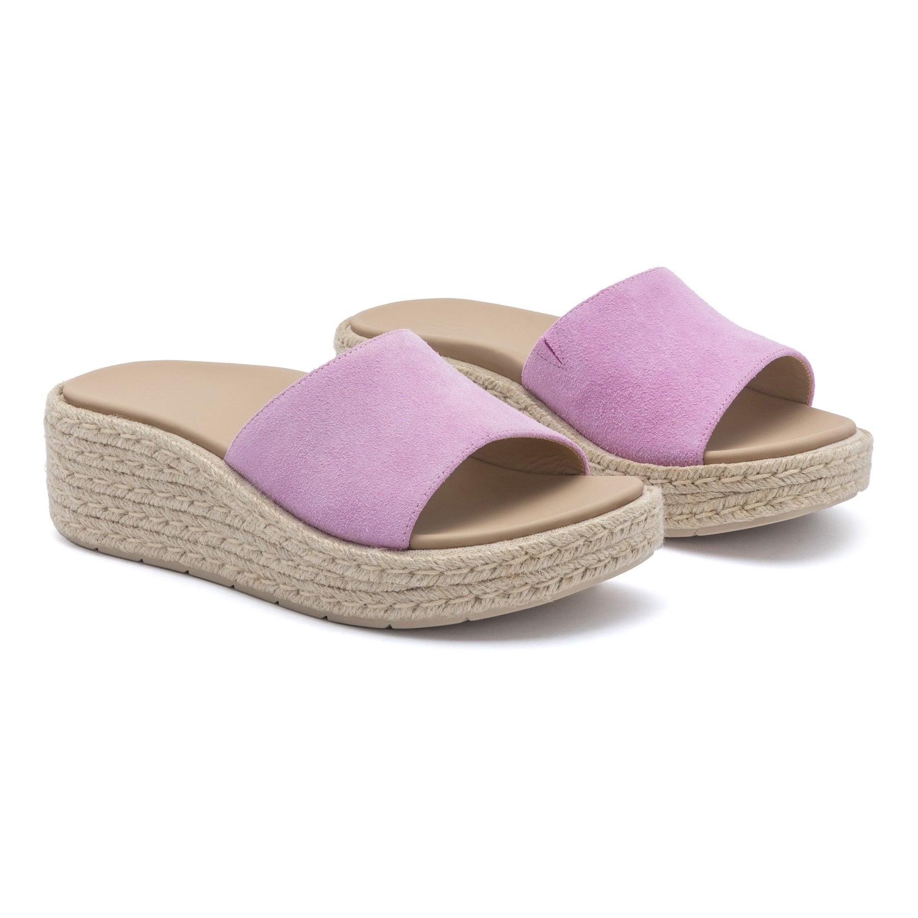 ABEO Footwear Solstice Slide Lavender Suede