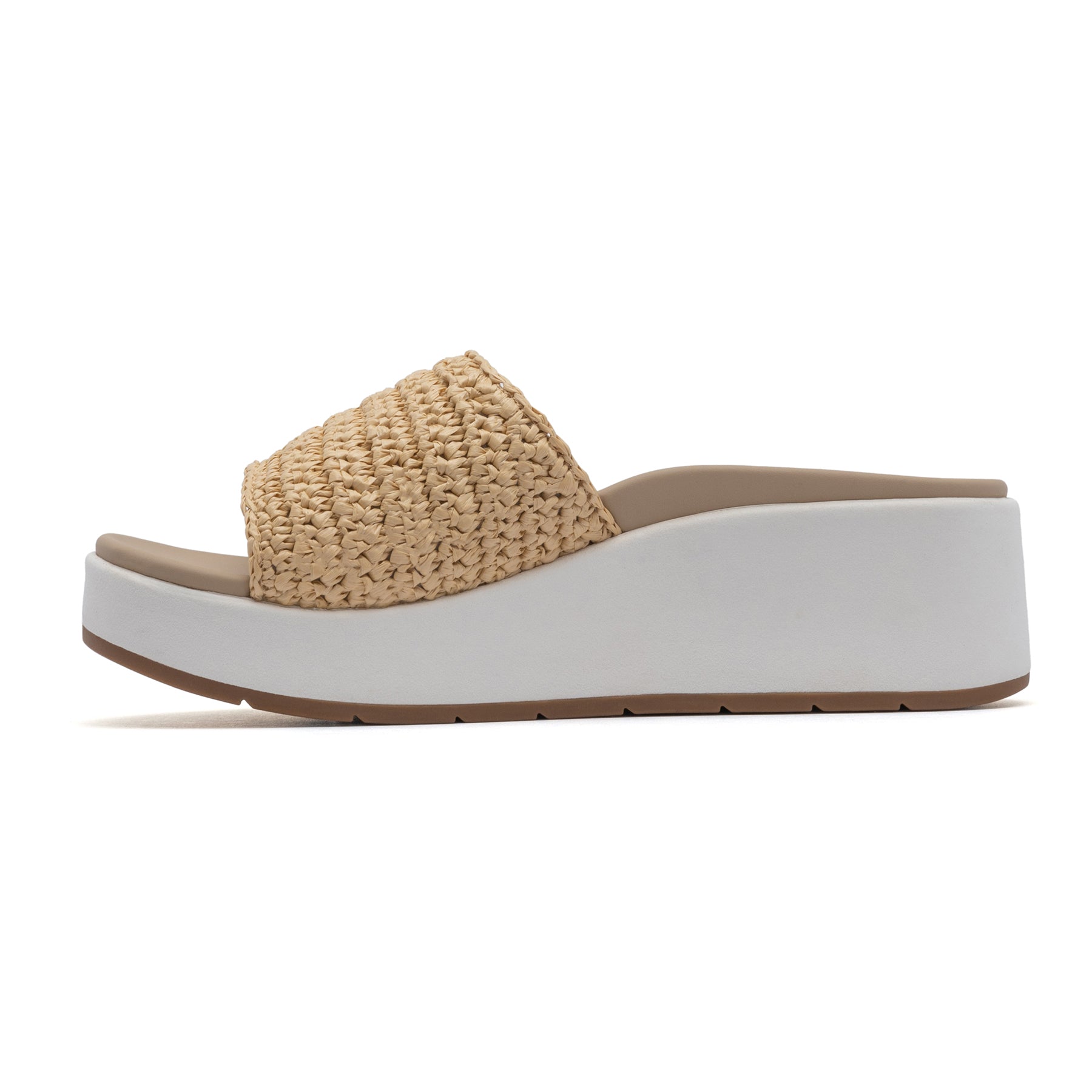 ABEO Footwear Solstice Slide Raffia