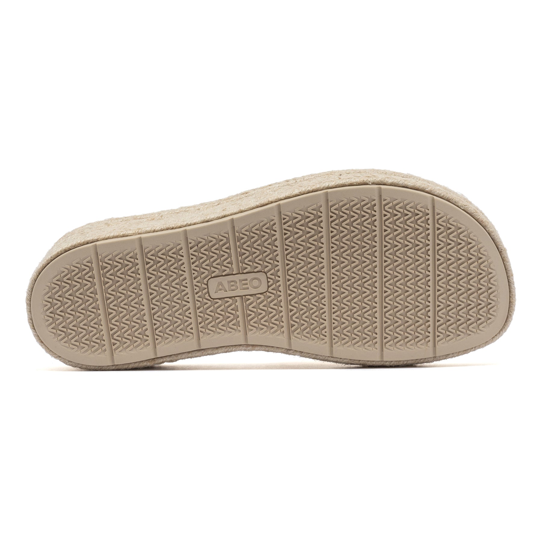 ABEO Footwear Solstice Slide Light Gold Leather