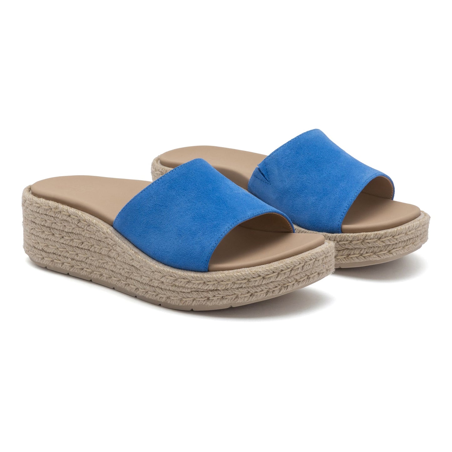 ABEO Footwear Solstice Slide Mar Blue Suede