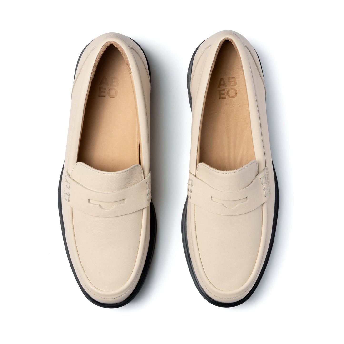 ABEO Footwear Boulevard Loafer Off White