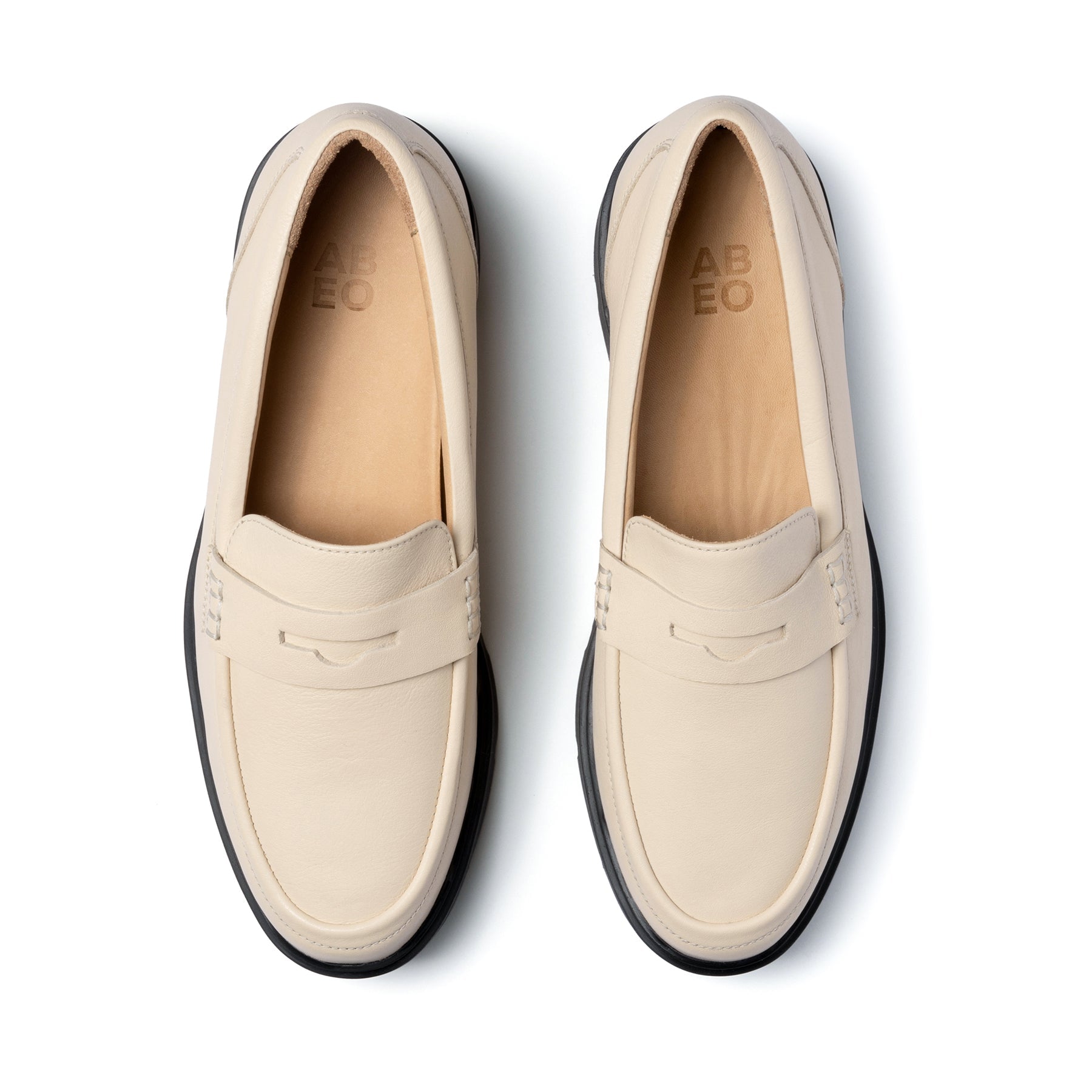 ABEO Footwear Boulevard Loafer Off White
