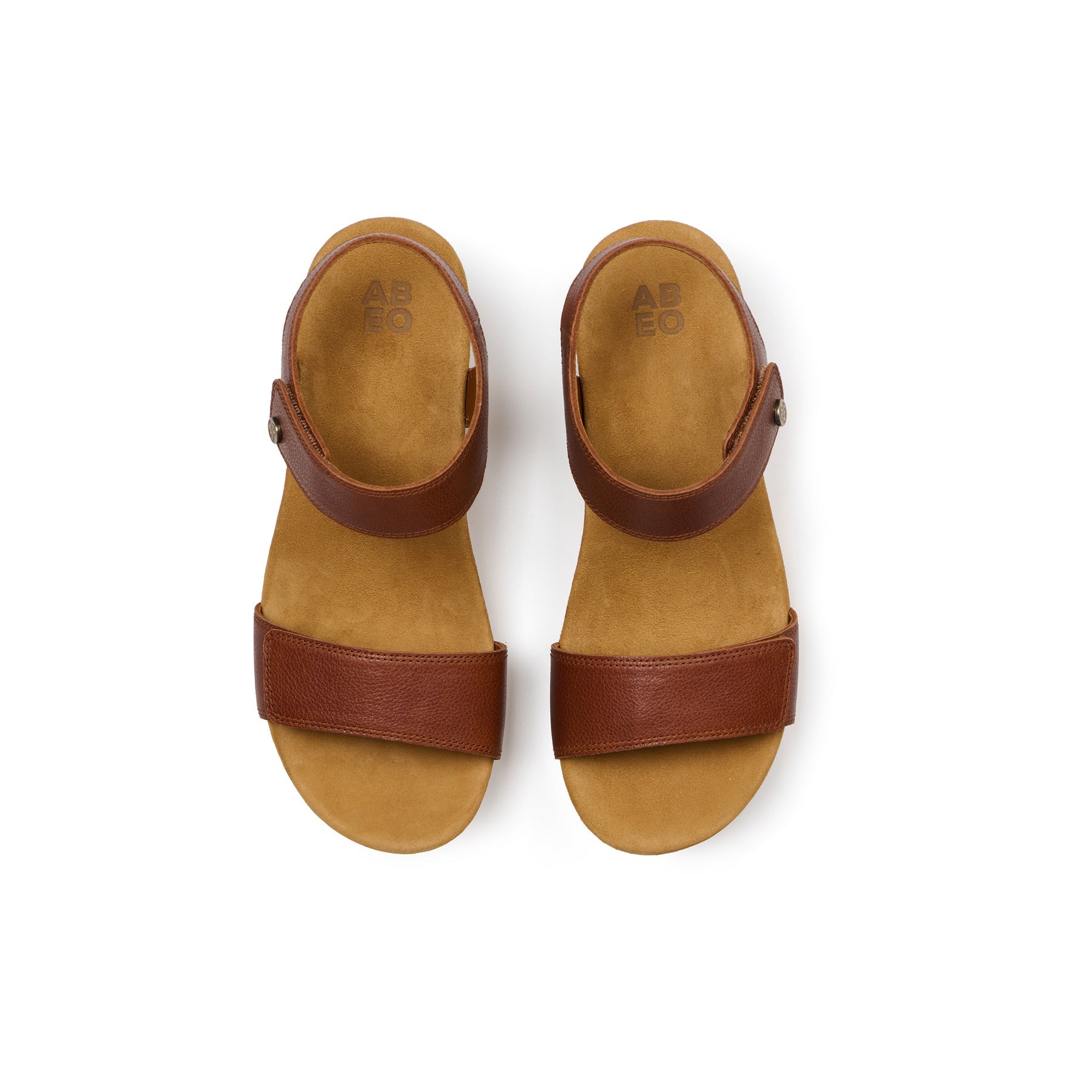 ABEO Footwear Riviera Strap Sandal Metatarsal Caramel