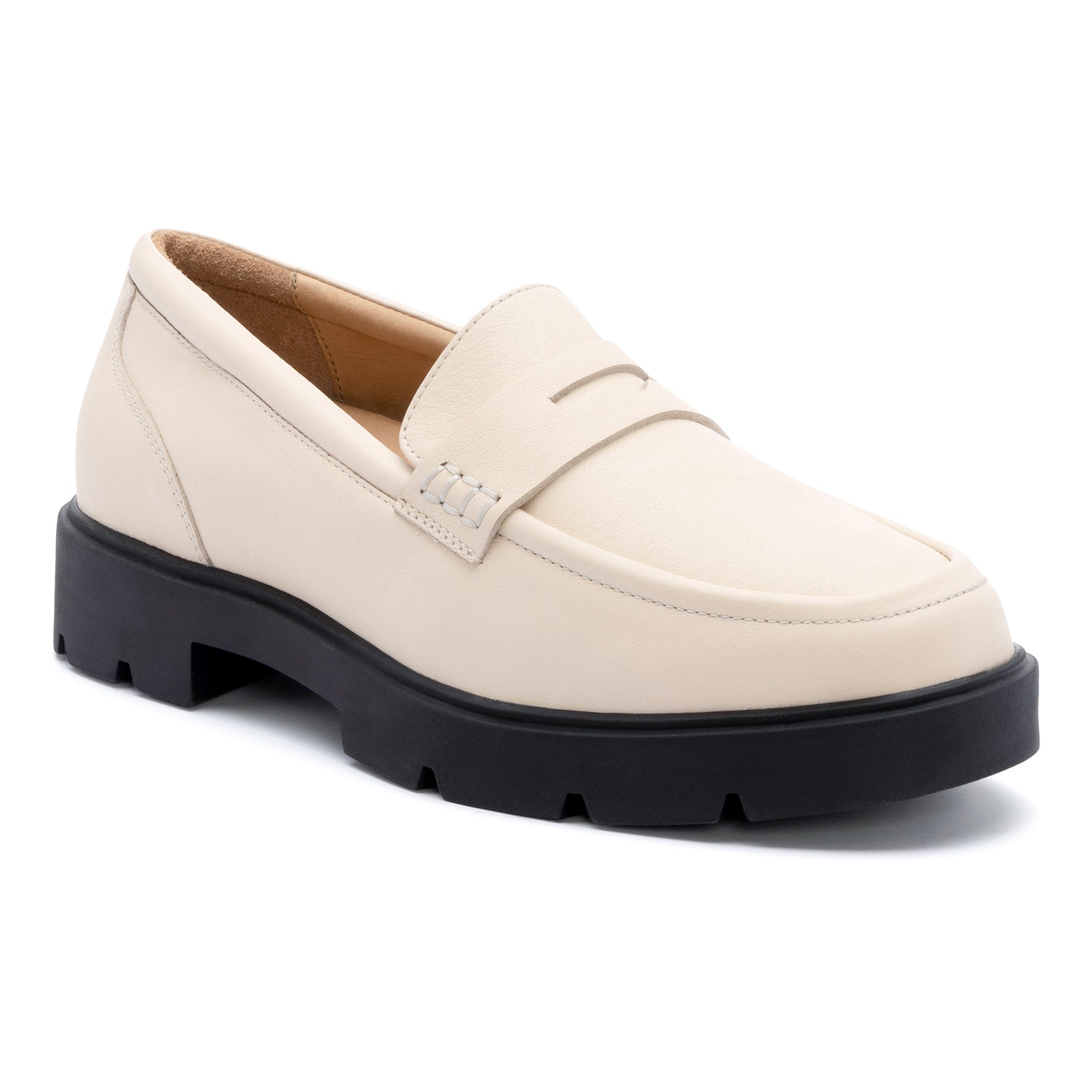 ABEO Footwear Boulevard Loafer Metatarsal Off White