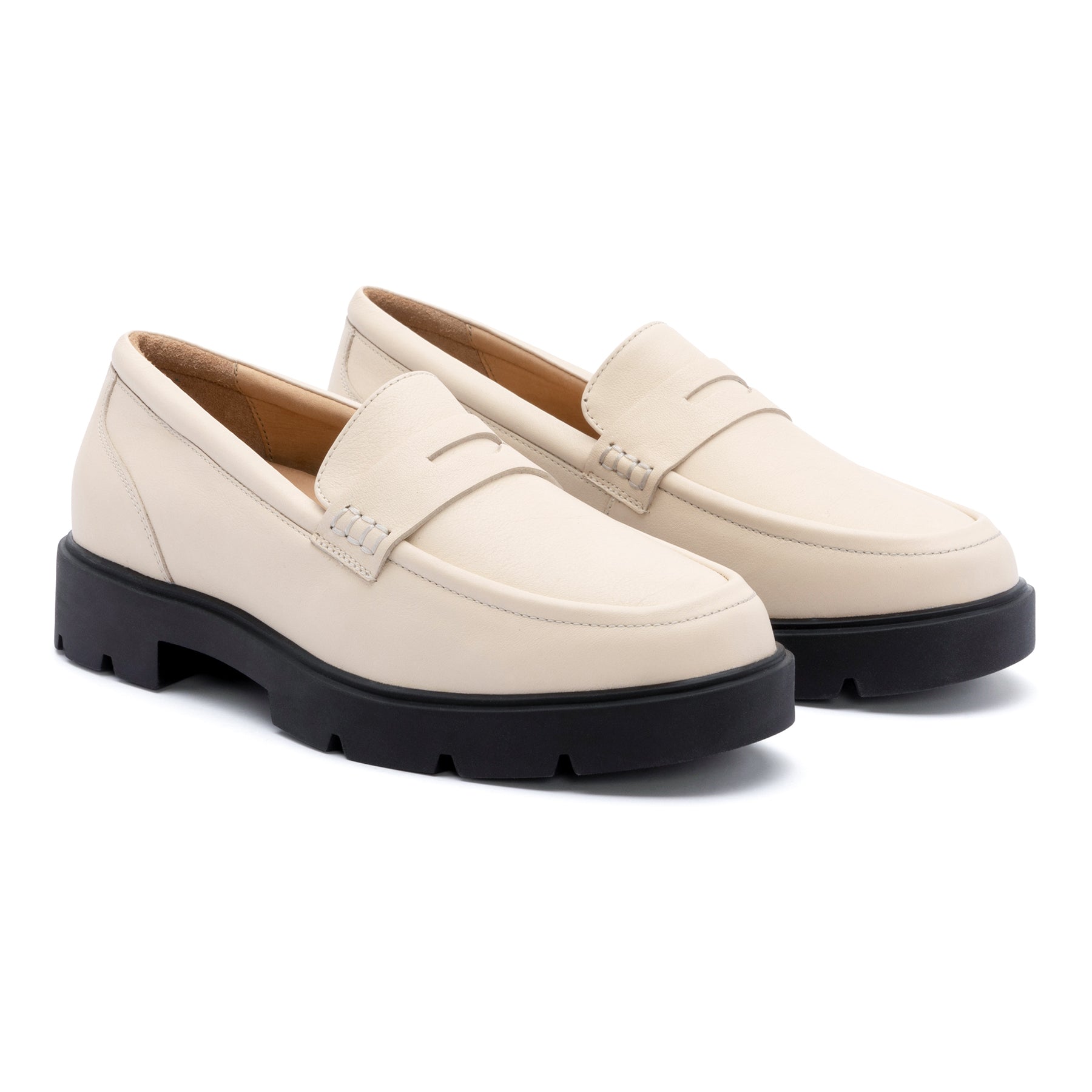 ABEO Footwear Boulevard Loafer Metatarsal Off White
