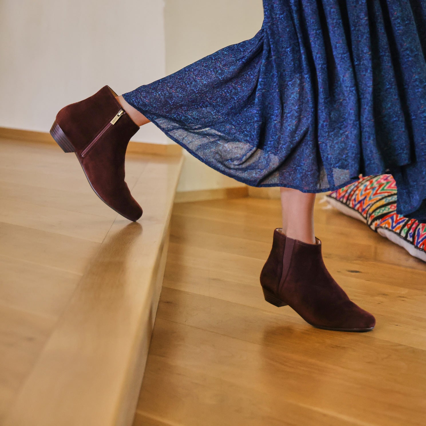 ABEO Footwear Via Boot Chocolate Suede