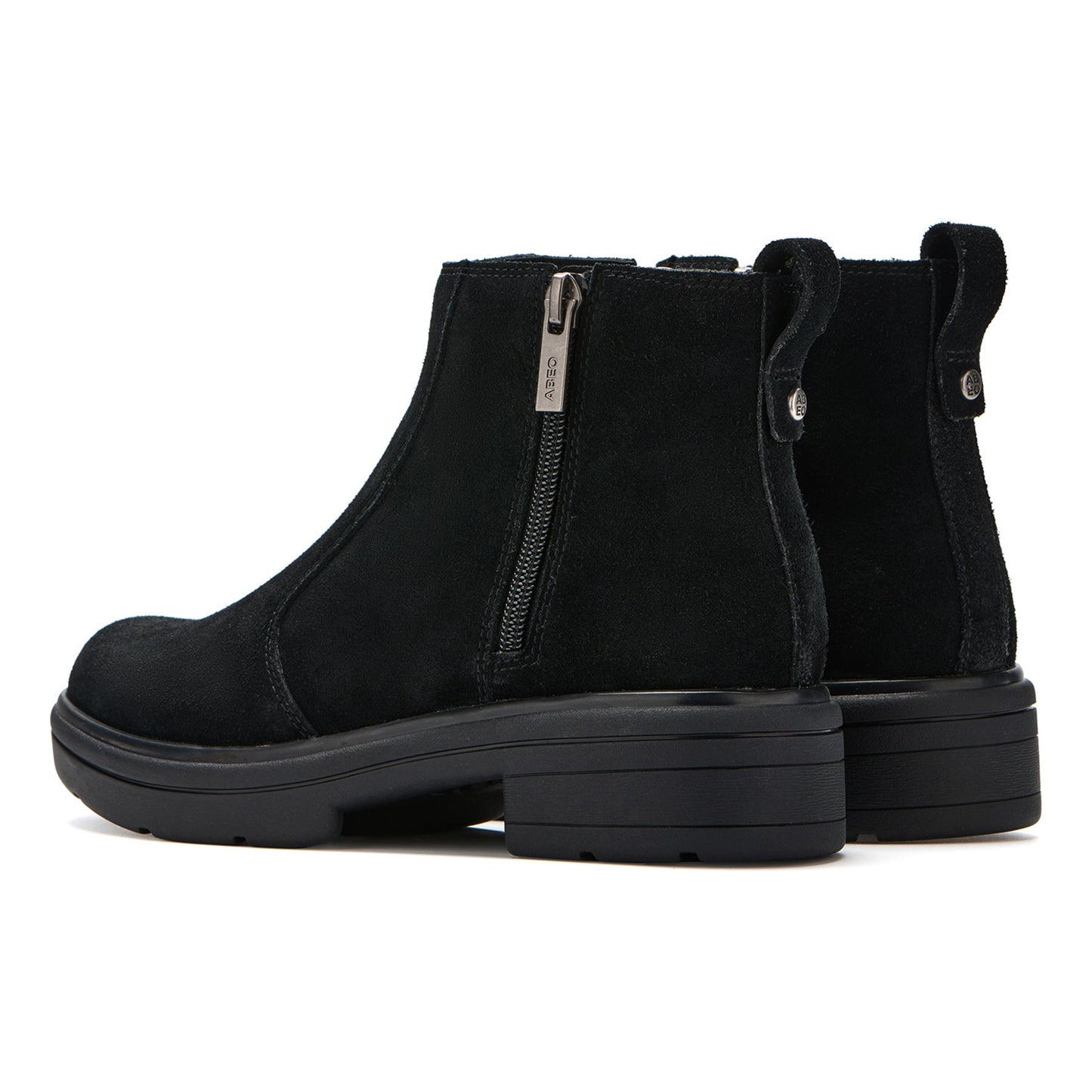 ABEO Footwear Vista Zip Black Suede