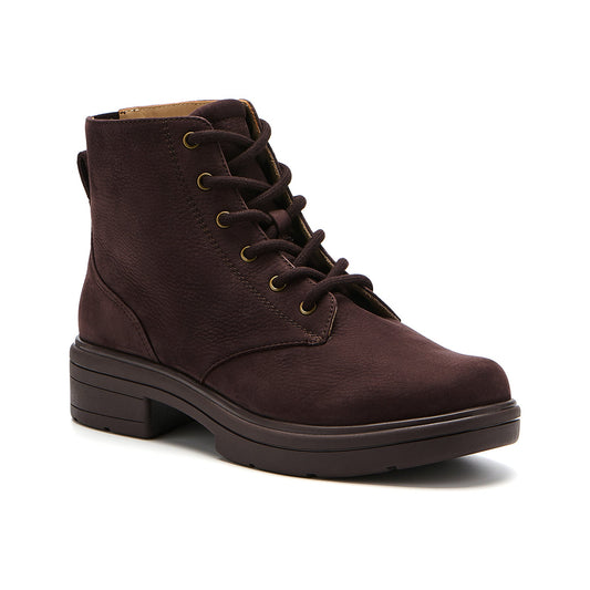ABEO Footwear Vista Lace Chocolate Suede