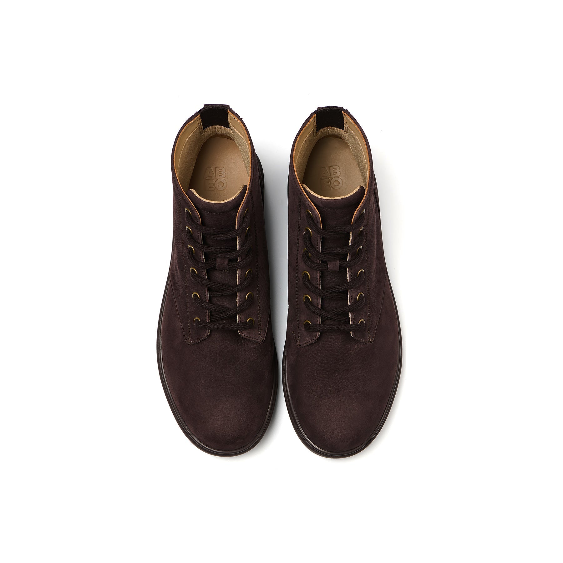 ABEO Footwear Vista Lace Chocolate Suede