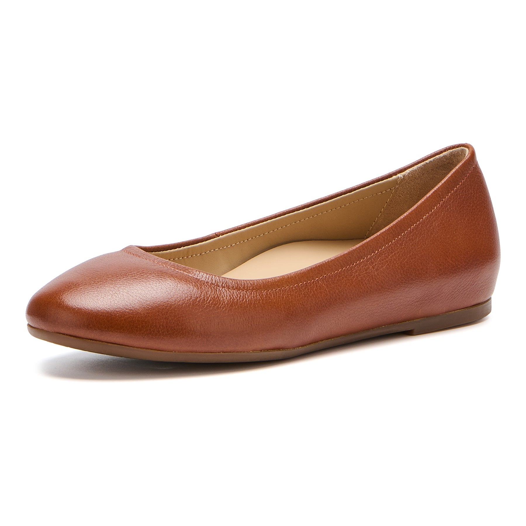 ABEO Footwear Promenade Flat Caramel