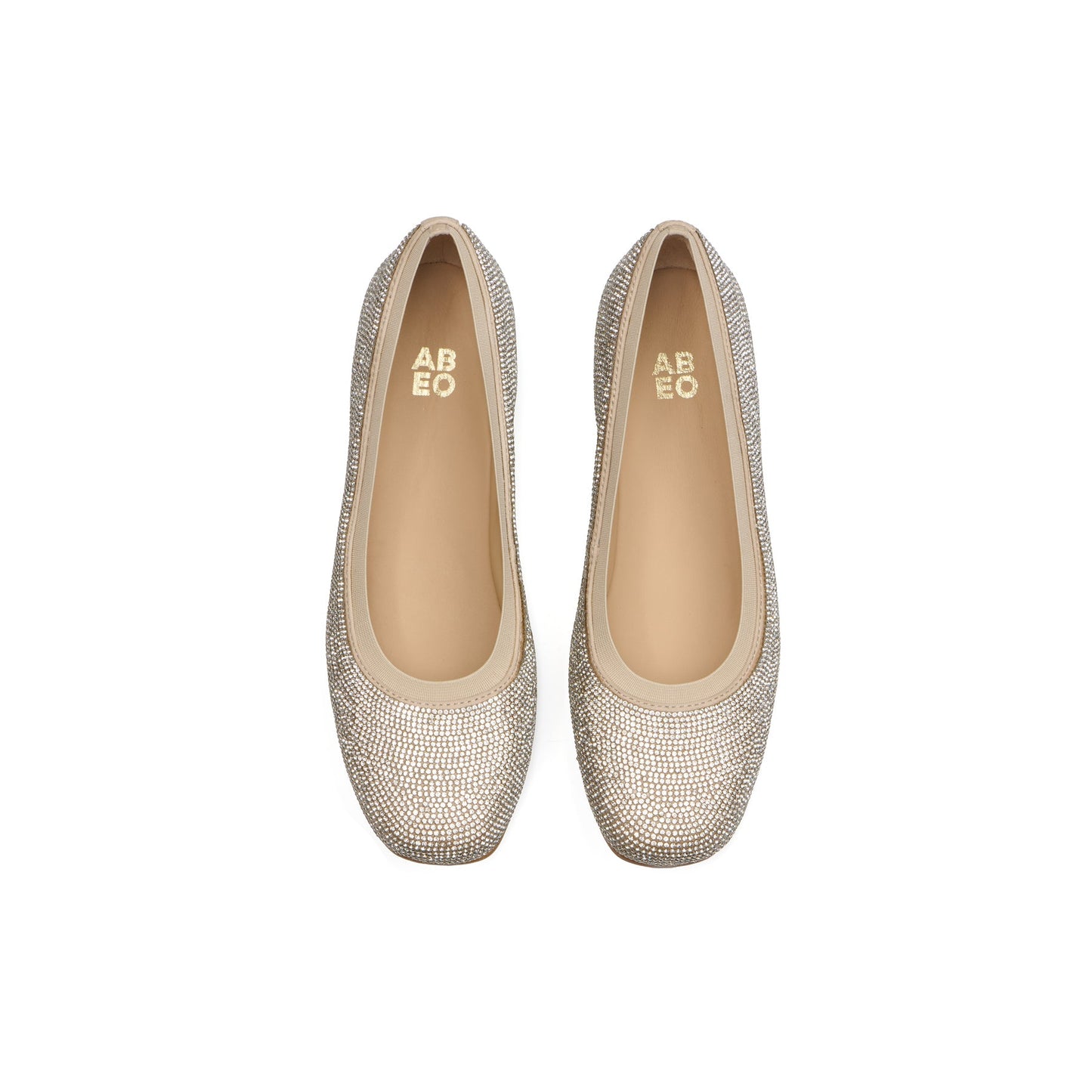 ABEO Footwear Cadence Ballet Gold Sparkle