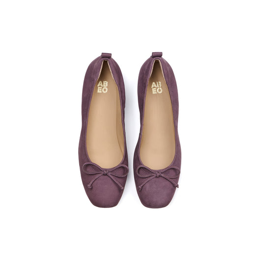 ABEO Footwear Cadence Bow Purple
