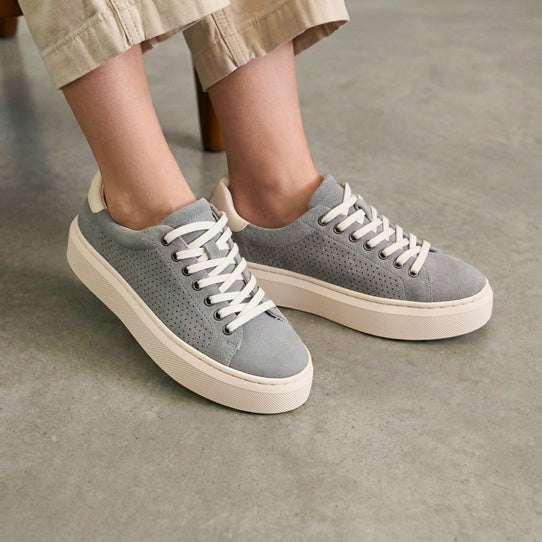 ABEO Footwear Jumpstreet Sneaker Dark Grey Suede