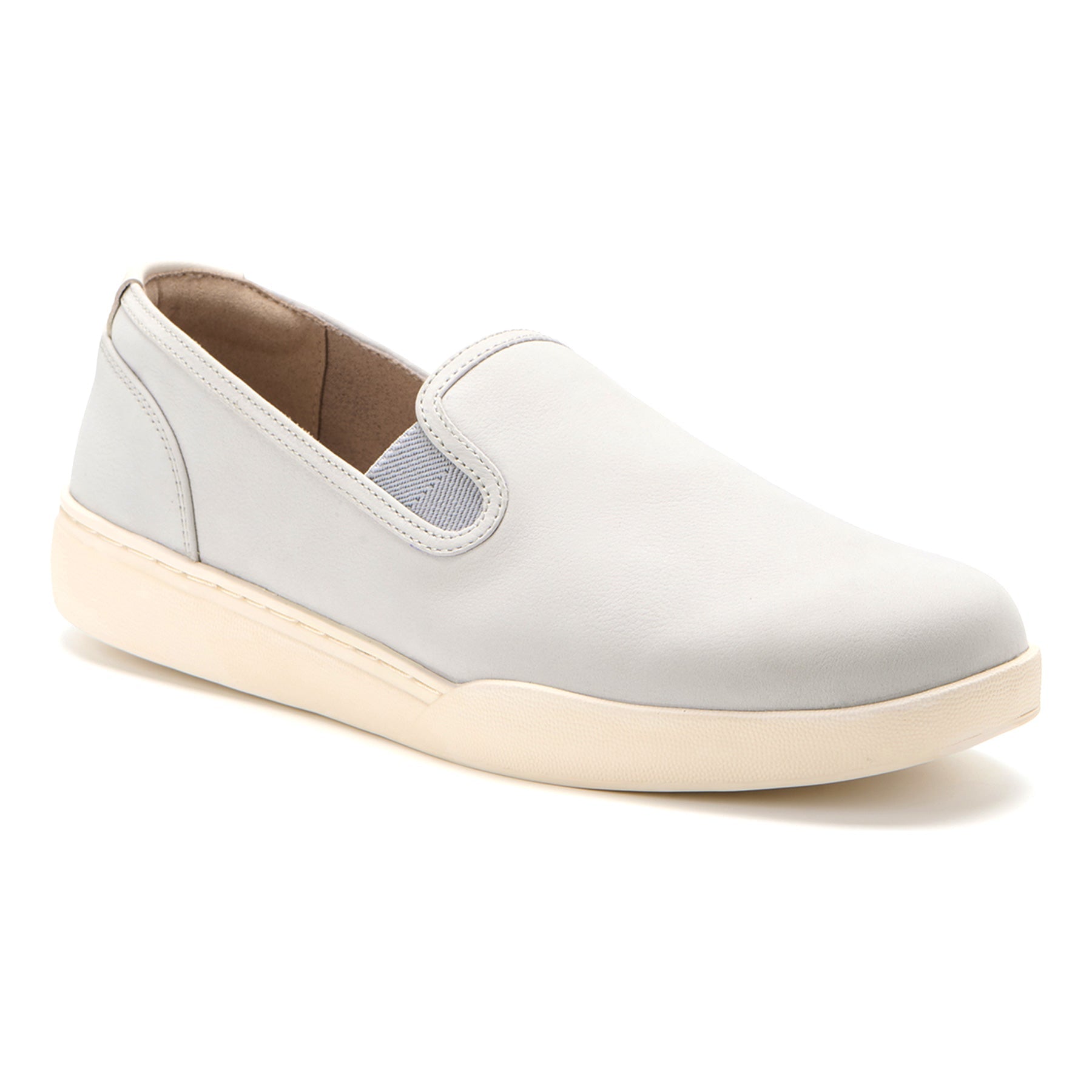 ABEO Footwear Encore Slip On Gray Nubuck