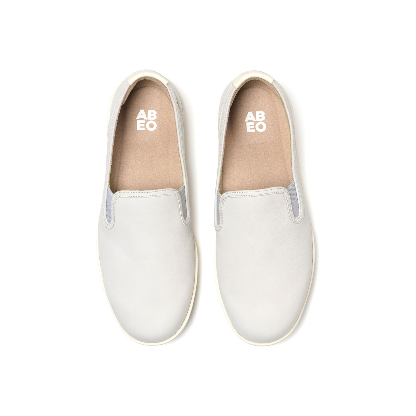 ABEO Footwear Encore Slip On Gray Nubuck