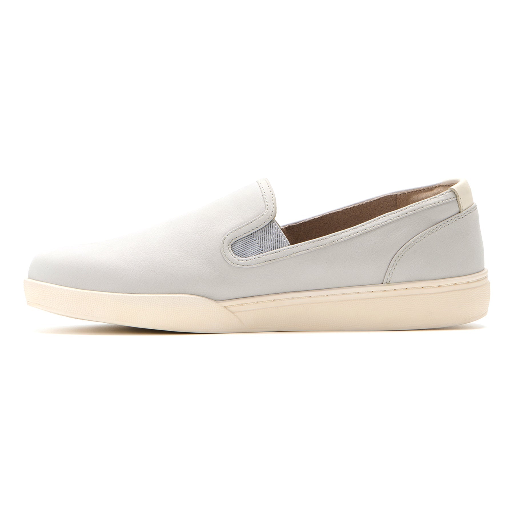 ABEO Footwear Encore Slip On Gray Nubuck