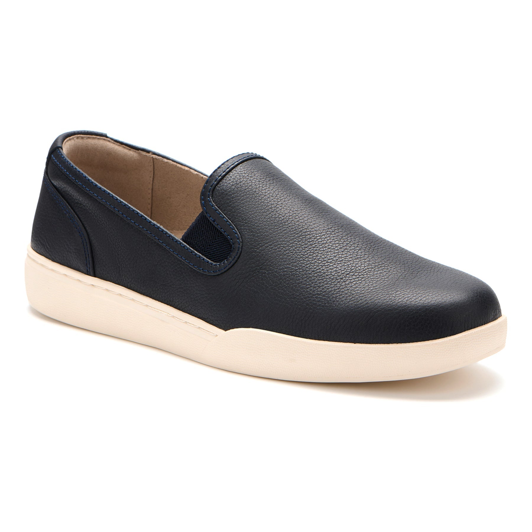 ABEO Footwear Encore Slip On Navy Leather