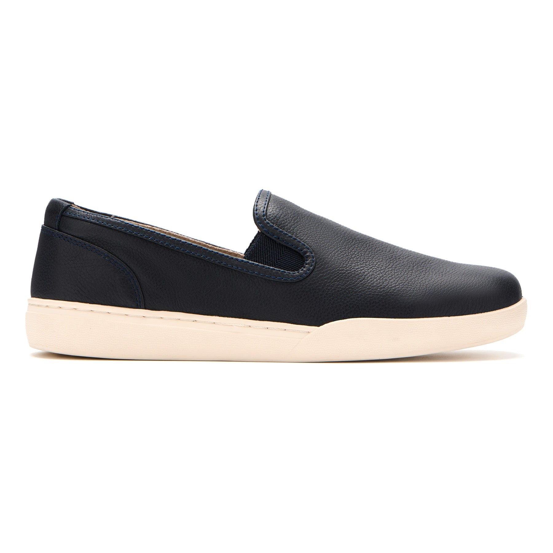 ABEO Footwear Encore Slip On Navy Leather