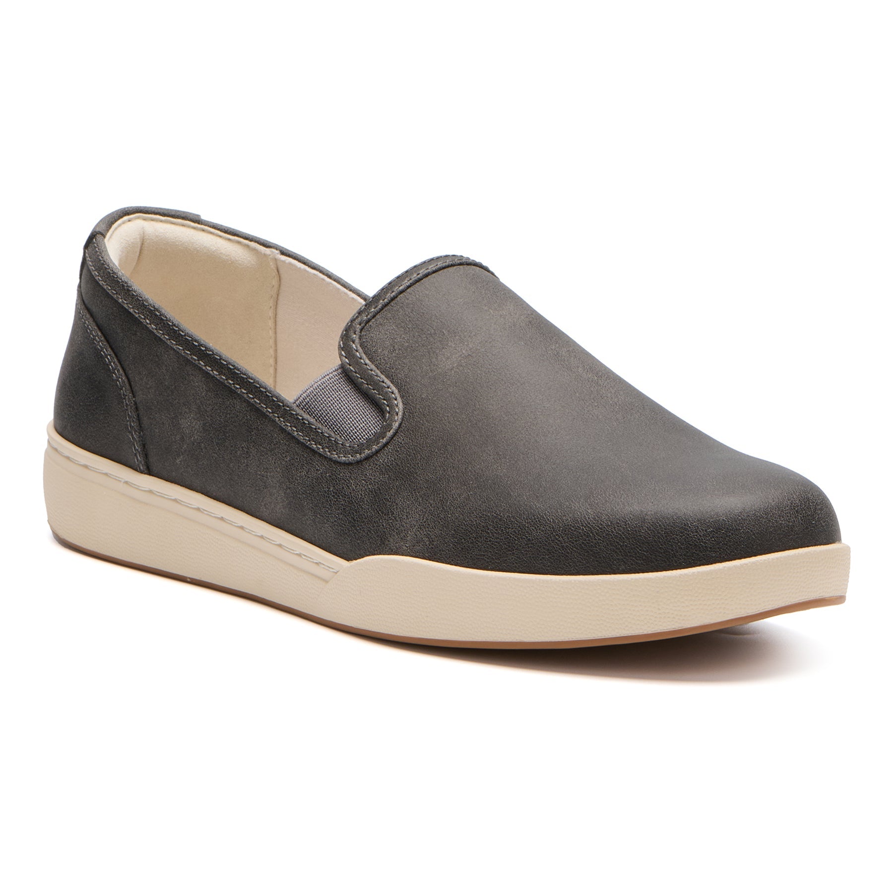 ABEO Footwear Encore Slip On Nickel Leather