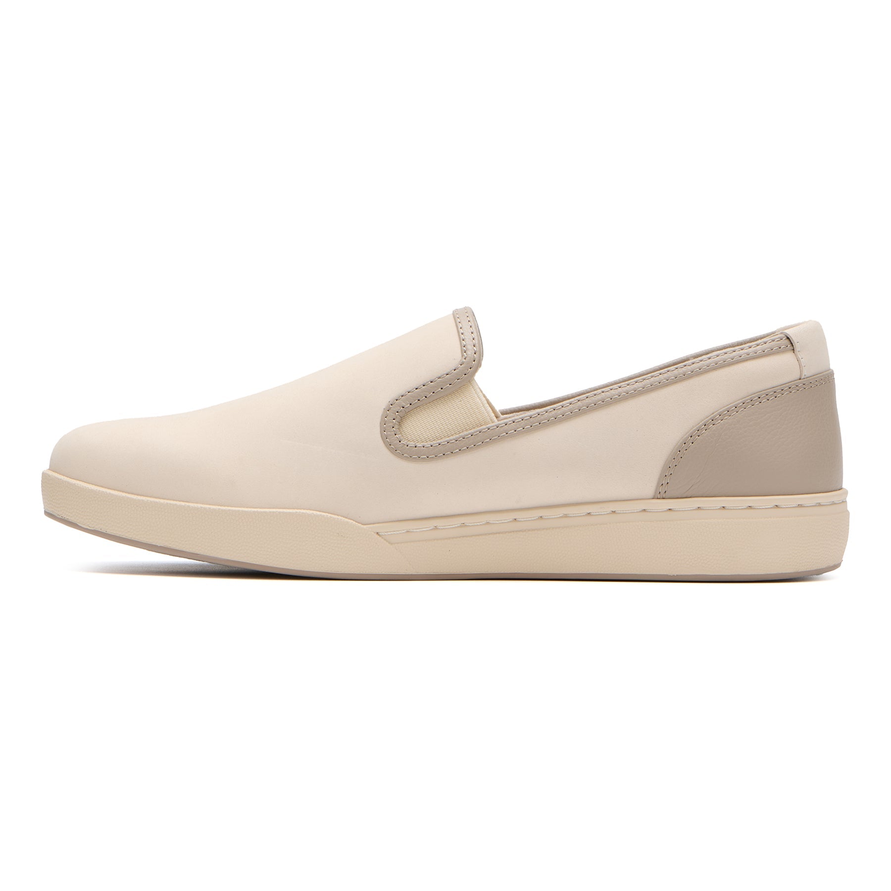 ABEO Footwear Encore Slip On Taupe Multi Leather