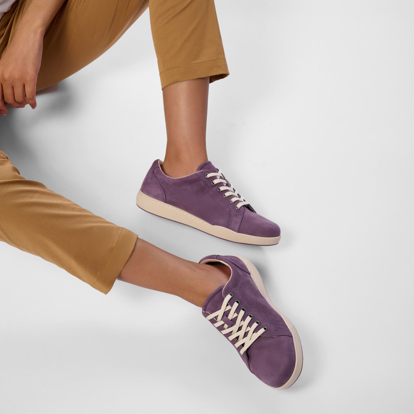 ABEO Footwear Encore Sneaker Lavender Nubuck