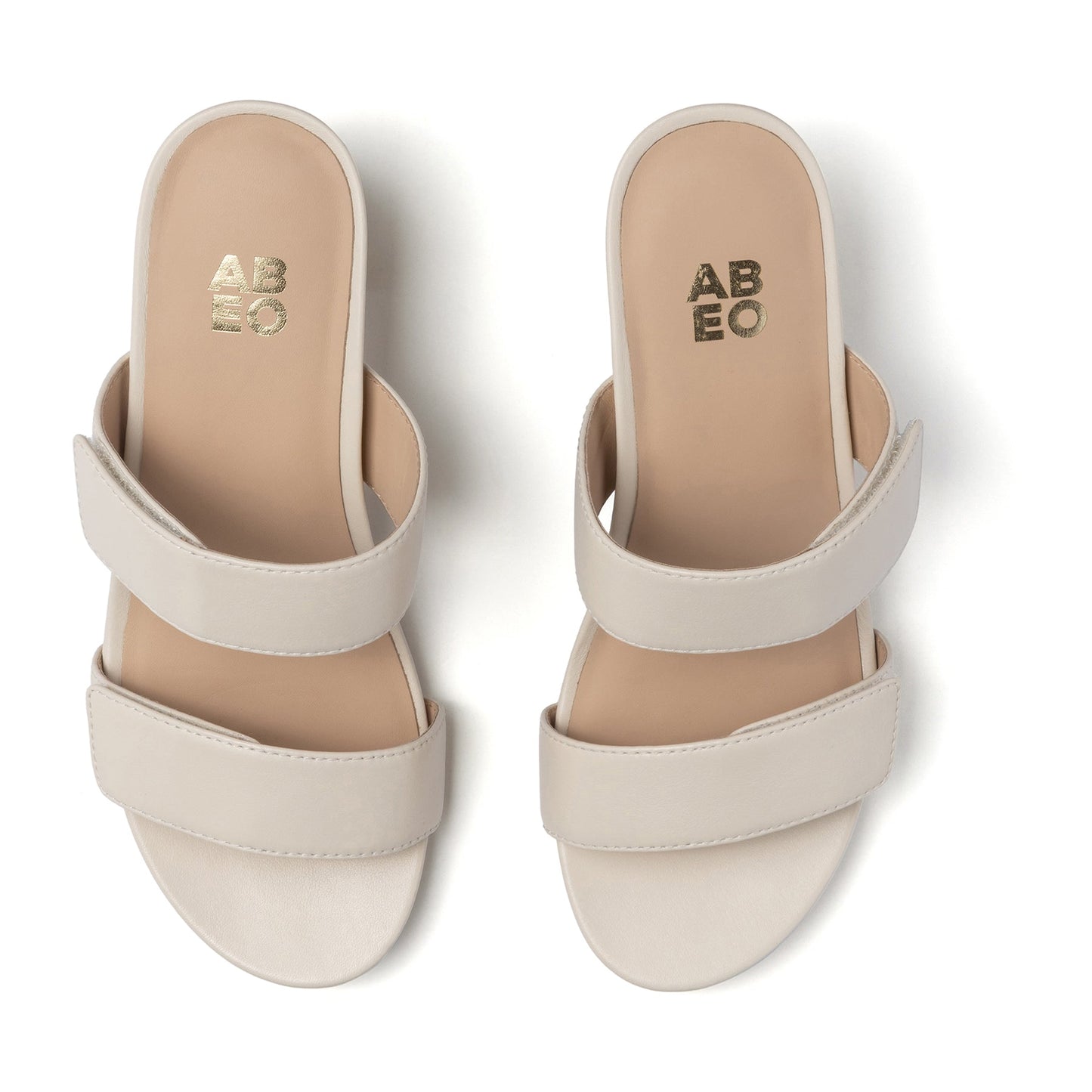ABEO Footwear Tempo Slide Metatarsal Off White Leather