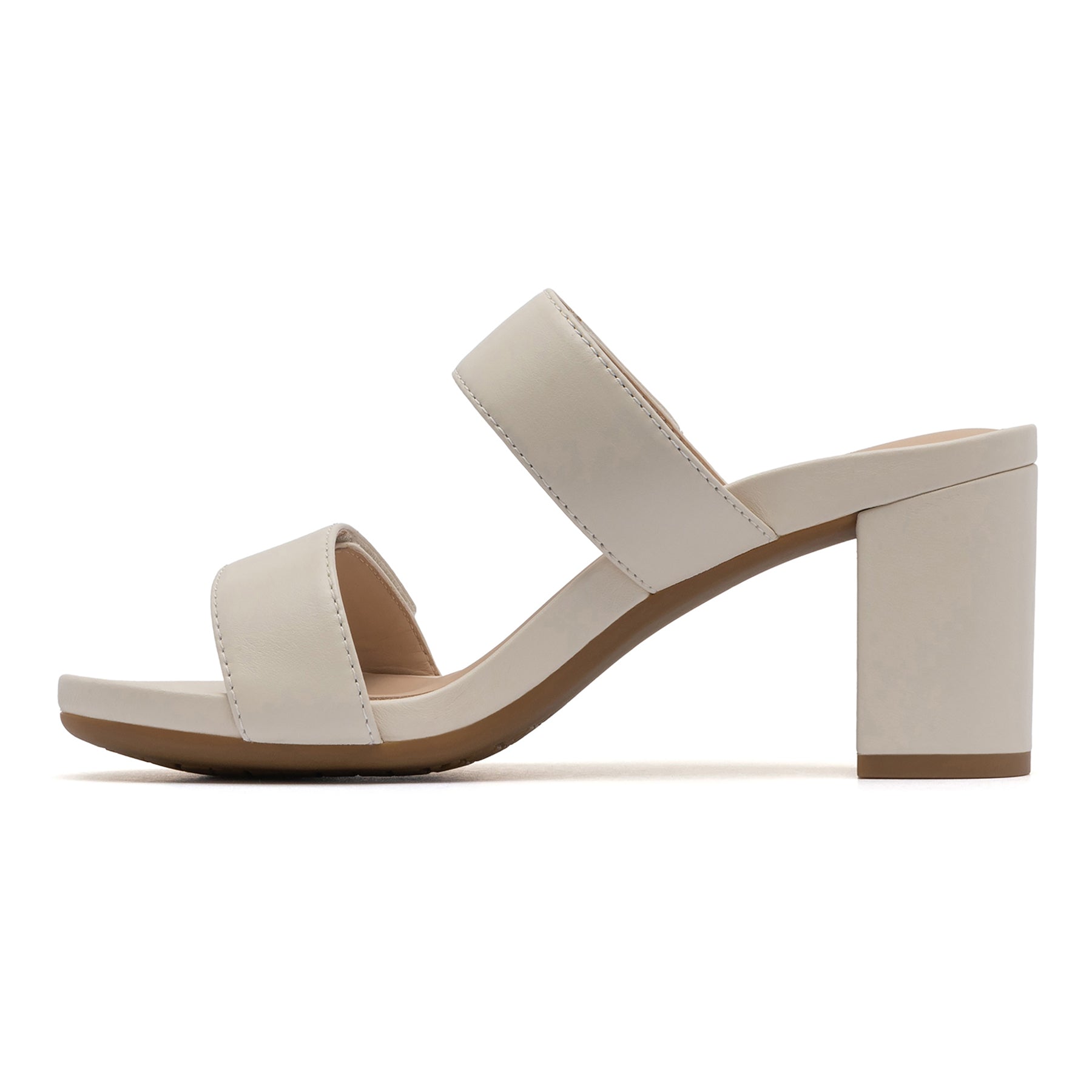 ABEO Footwear Tempo Slide Metatarsal Off White Leather